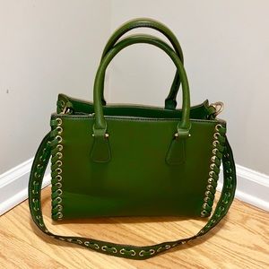 Leather with Gold Hardware Handbag. NWOT